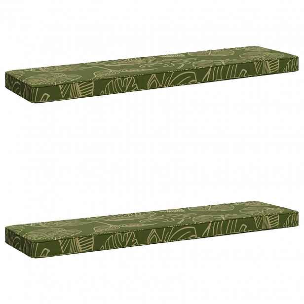 vidaXL Sady polštářů na lavici (2 kusy) VUGHT 2 pcs 100% polyester