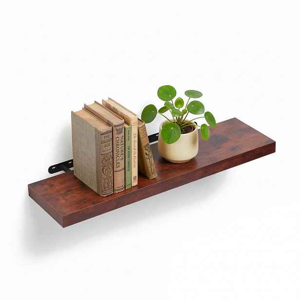 Relaxdays POLICE Černá nástěnná industriální MDF kov 100 cm