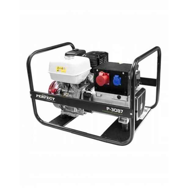 Třífázový generátor Stalco 8700 W benzín 400 V motor Honda