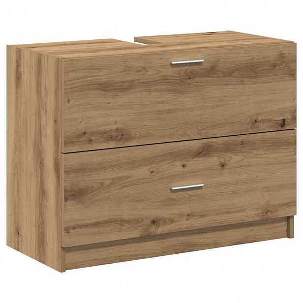 vidaXL Koupelnová skříň Artisanový dub 78 x 37 x 59 cm