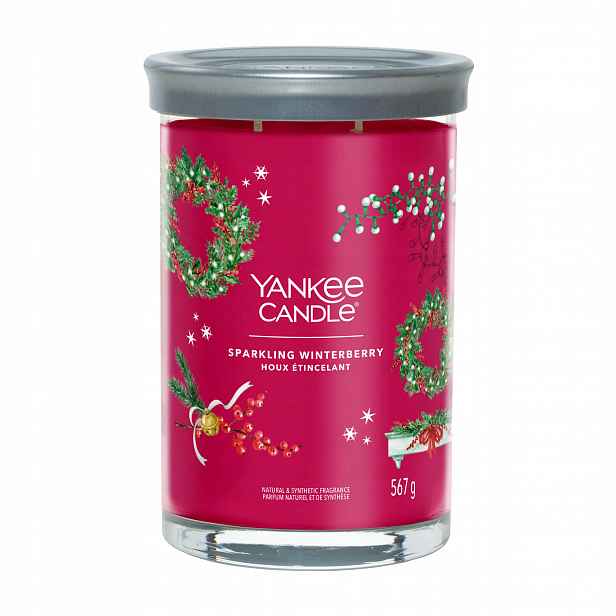 Yankee Candle svíčka Sparkling Winterberry 567 g Tumbler