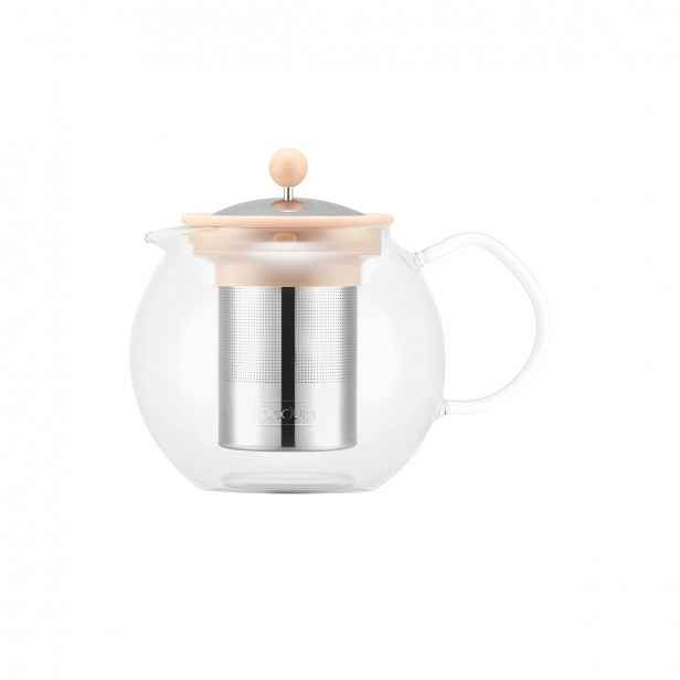 Bodum Assam – čajová konvice ze skla a oceli, 1 l, Muskmelon