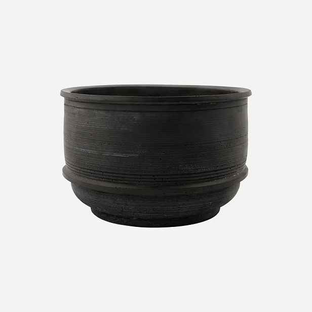 Betonový květináč průměr 28 cm GROUND House Doctor - černý