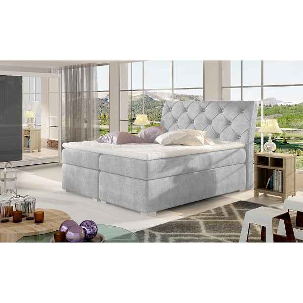 Boxspring Balvin Rozměr: 180 x 200 cm, látka: Omega 02