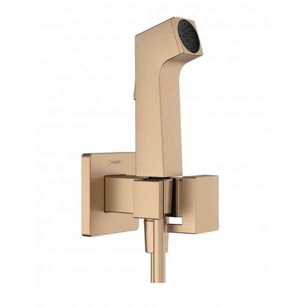 Hansgrohe - Bidetová baterie pod omítku, se sprškou, kartáčovaný bronz 29233140