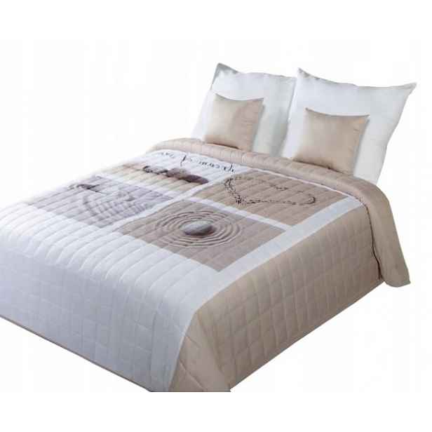 Přehoz na postel Eurofirany 170 cm x 210 cm Sand
