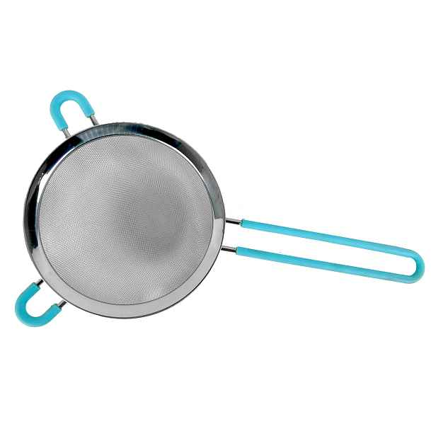 PROHOME - Cedník se silikonovou rukojetí 20cm