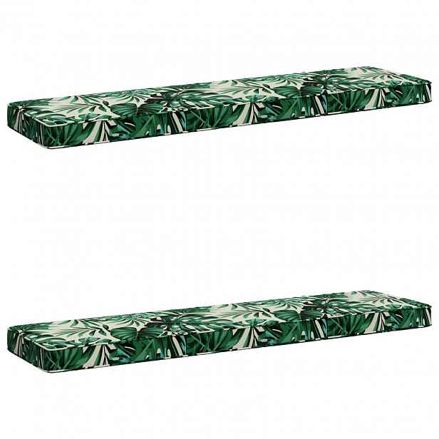 vidaXL Sady polštářů na lavici (2 kusy) VUGHT 2 pcs 100% polyester