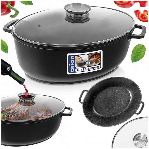 Pekáč Grande Aroma Jumbo 43x33,5x20 cm skl. víko