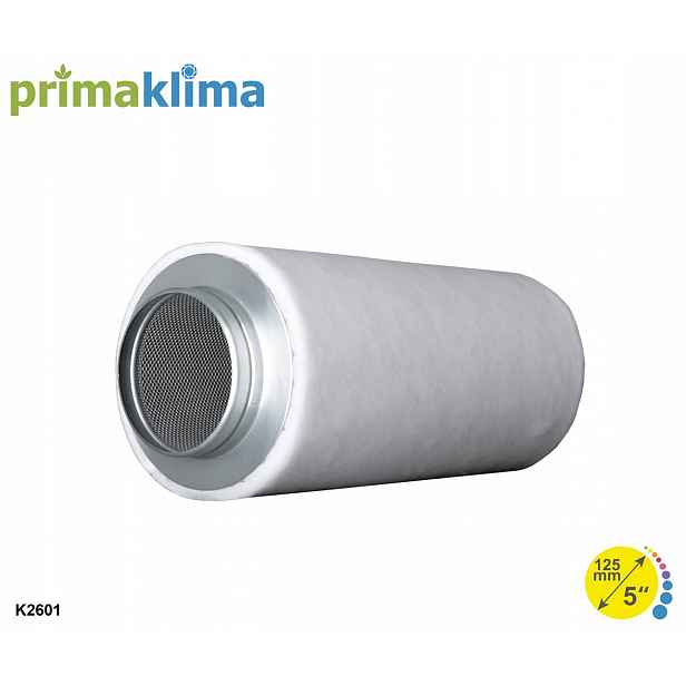 Uhlíkový Filtr Prima Klima . Ø FI125 360-480M3/H protizápachový pro ventilaci