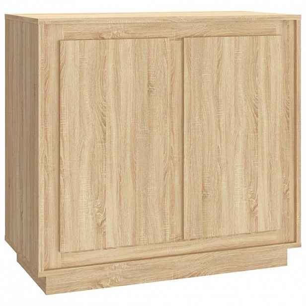 vidaXL Příborník dub sonoma 80 x 34 x 75 cm kompozitní dřevo