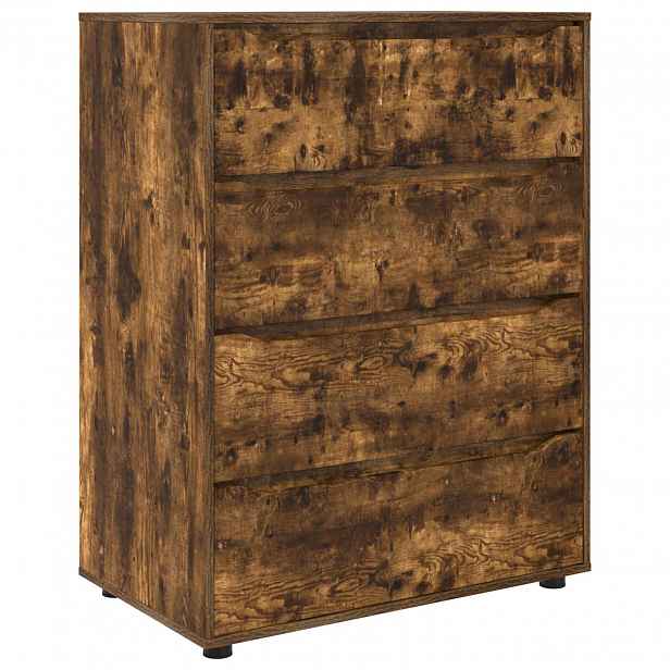 vidaXL Úložné skříně 80 x 48 x 105 cm Kompozitní dřevo Kouřový dub