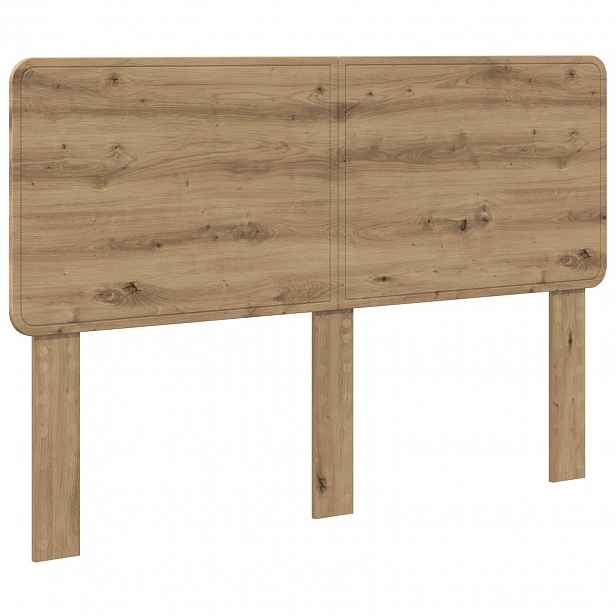vidaXL Čelo postele Artisanový dub Kompozitní dřevo