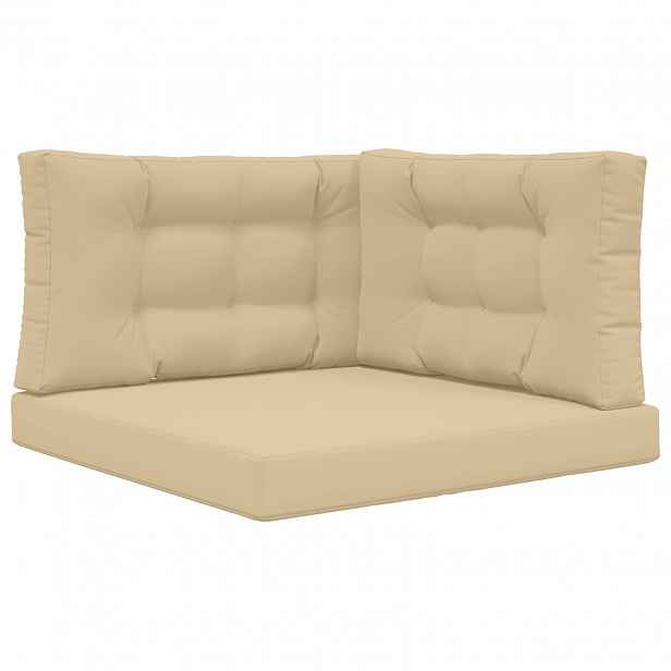 vidaXL Venkovní polštář na pohovku Polyester Béžová 80 x 80 cm