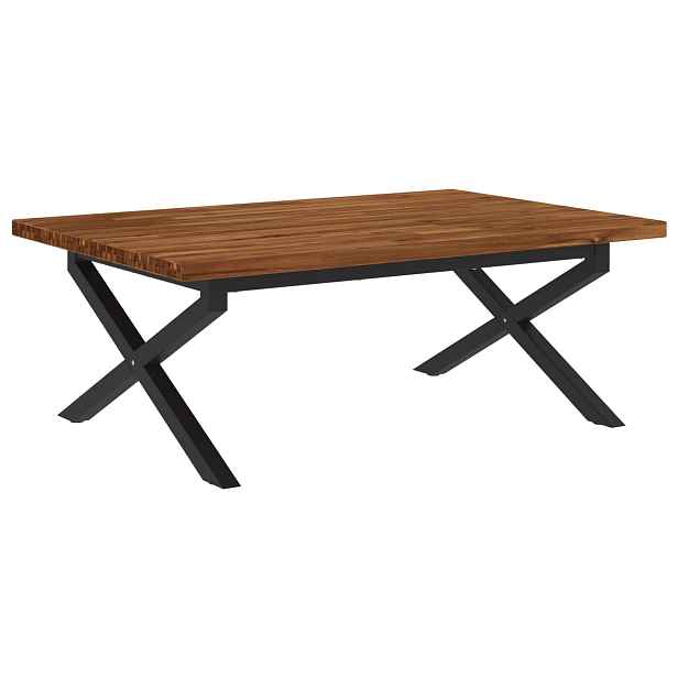 vidaXL Čtvercový jídelní stůl 120 x 90 x 75 cm Masivní akátové dřevo
