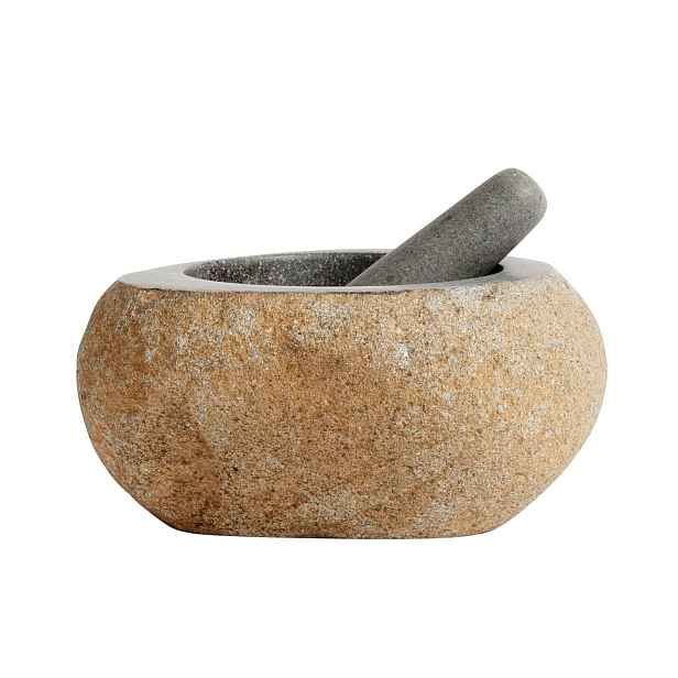 Hmoždíř průměr 18 cm Muubs VALLEY - šedý/přírodní