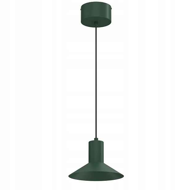 Luminex Závěsná lampa Nox zelená 20 cm GU10 1x8W minimalistická