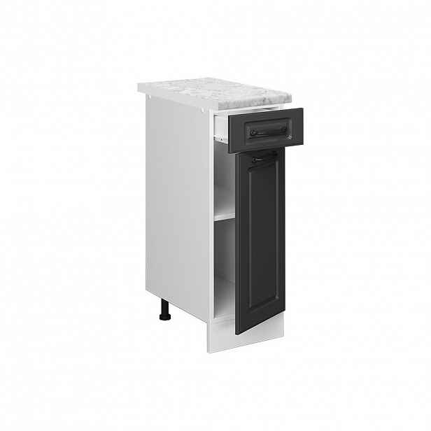Vicco SPODNÍ SKŘÍŇKA KUCHYŇSKÉ LINKY R-Line Antracitový venkovský dům 30 cm PD Mramor