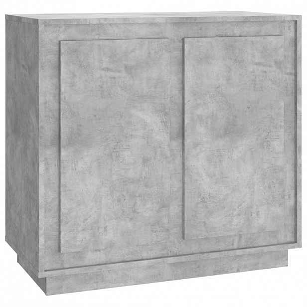 vidaXL Příborník betonově šedý 80 x 34 x 75 cm kompozitní dřevo