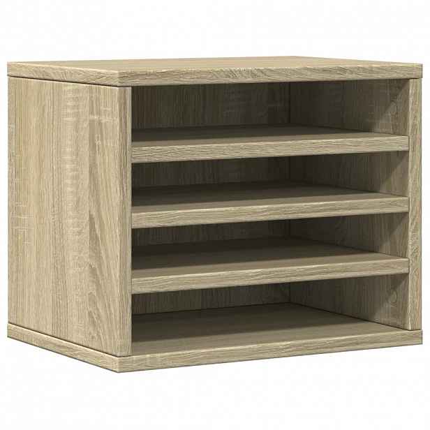 vidaXL Stolní organizér dub sonoma 36 x 26 x 29,5 cm kompozitní dřevo