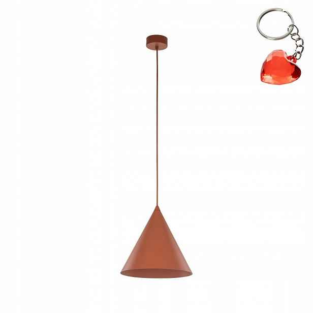Závěsná lampa Shine Red Červená E27 15W Regulace výšky Tk Lighting
