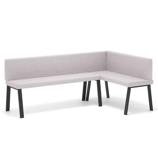 Idohome ROHOVÁ LAVICE MONO Y pravá tkanina hladká, 142/196 cm, béžová