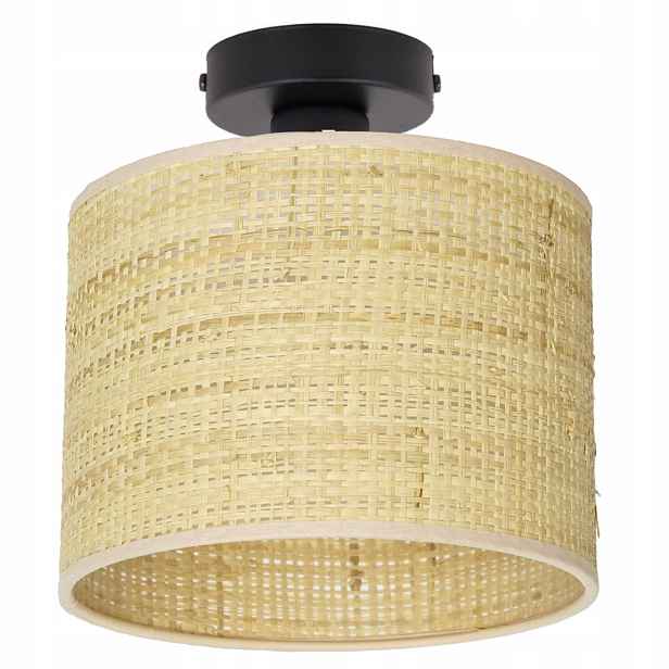 Lampa Stropní Svítidlo Stropní Stínidlo Boho Ratanová E27 20CM Led Polsko