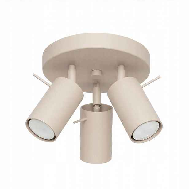 Stropní Svítidlo stropní Spotová lampa s 3 trubkami Ring 3P taupe SL.2156 Sollux