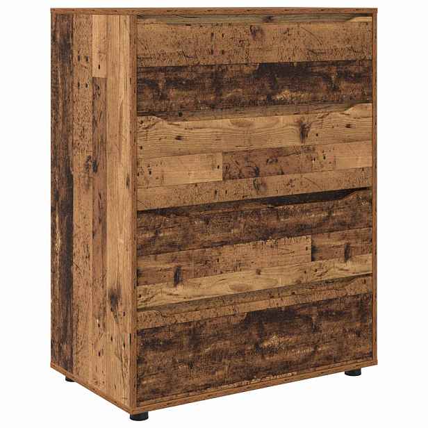 vidaXL Úložné skříně 80 x 48 x 105 cm Kompozitní dřevo Staré dřevo