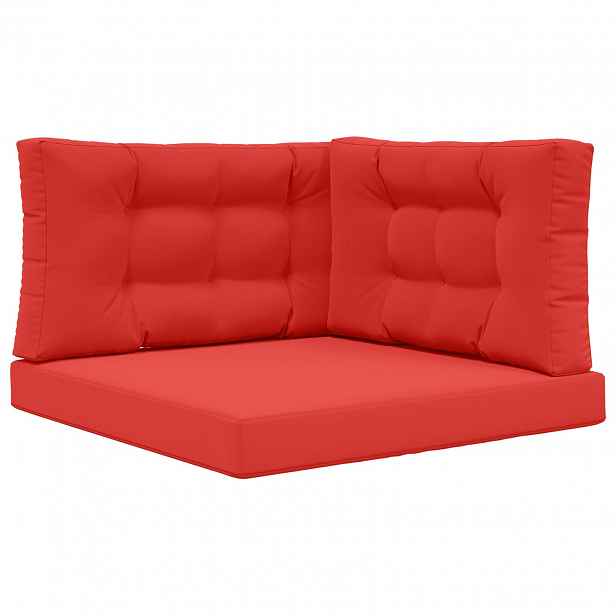 vidaXL Venkovní polštář na pohovku Polyester Červená 80 x 80 cm