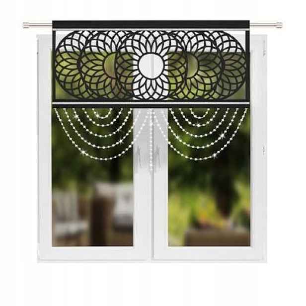 Moderní okenní panel z filcu 100 x 80 cm – Styl a komfort L598