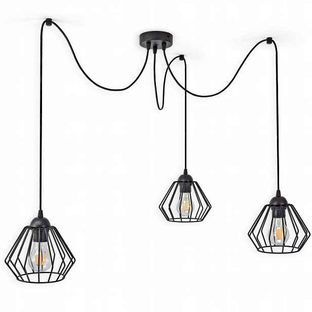 Závěsná Drátěná Lampa Pavouk Diamant 724-S3 Led