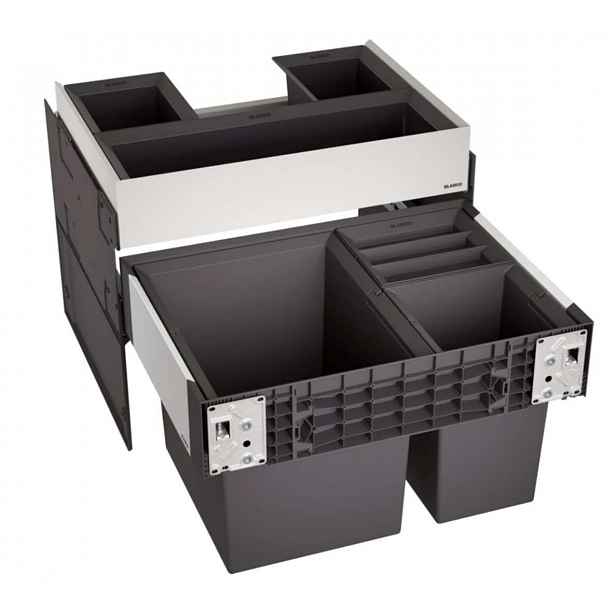 Blanco Select - Vestavný odpadkový koš, dělený, objem 46 l 526210