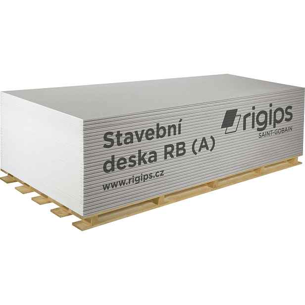 Deska sádrokartonová Rigips RB 2 000×1 250×9,5 mm