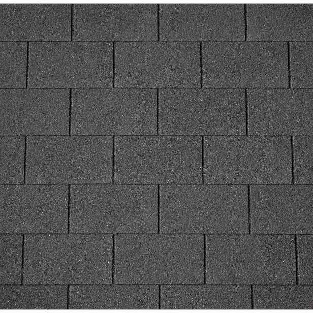 Šindel asfaltový IKO 2.0 Armourglass Plus 01 Černá 2,0 m2