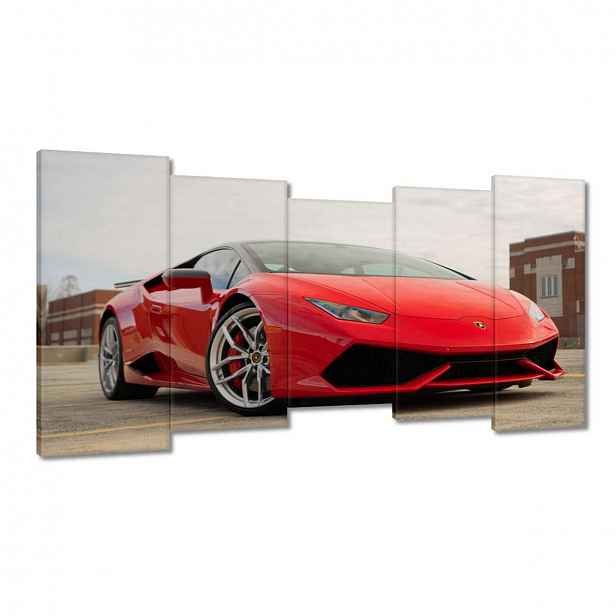 Obrazy 150x80 Červené Ferrari