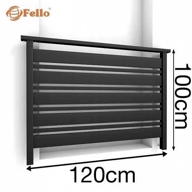 Classic MIX Francouzský balkon 120 cm Zábradlí Ral