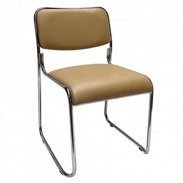 Konferenční židle BULUT Tempo Kondela Hnědá - 50 cm
