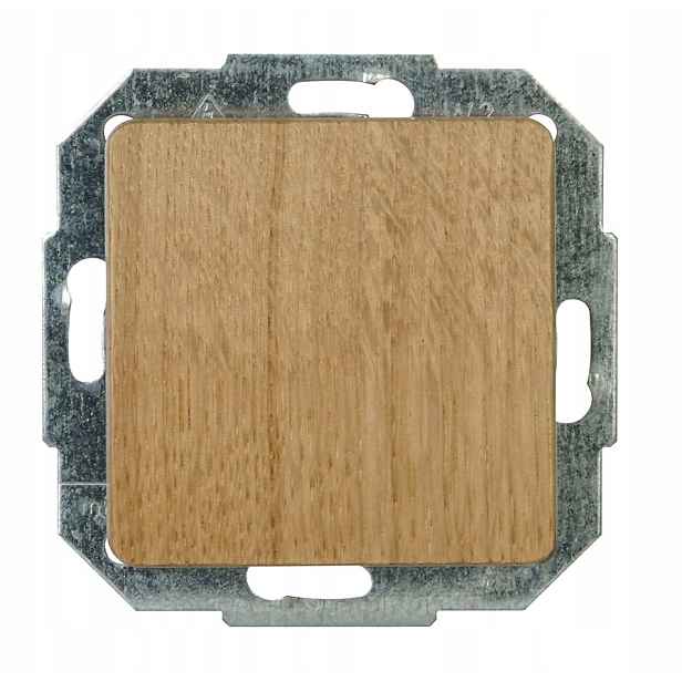 Kopp Milano 619330080 Přepínač dub přírodní, barva: hnědá