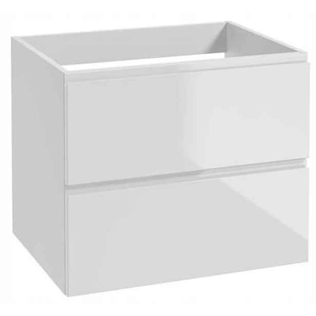 Koupelnová skříňka bílá 60x50 cm závěsná bez desky pod umyvadlo