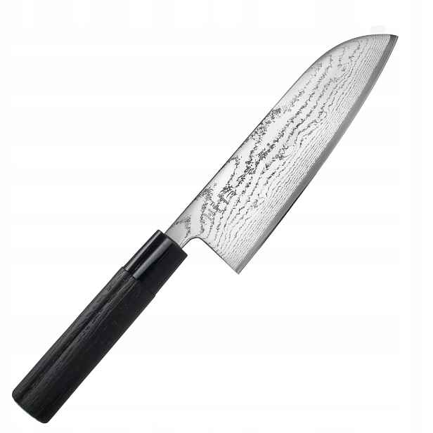 Nůž santoku Tojiro Shippu Black 16,5 cm VG-10 62 Hrc damaškový 63 vrstev