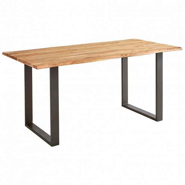 P & B JÍDELNÍ STŮL, akácie, černá, barvy akácie, 160/90/76 cm