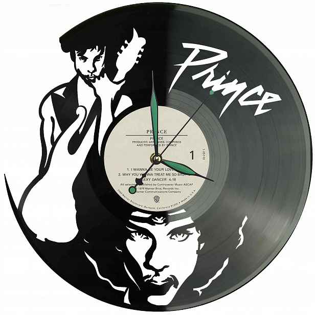 Prince Vinyl Dekorativní Nástěnné Hodiny Moderní Vinylová Deska Jako Dárek