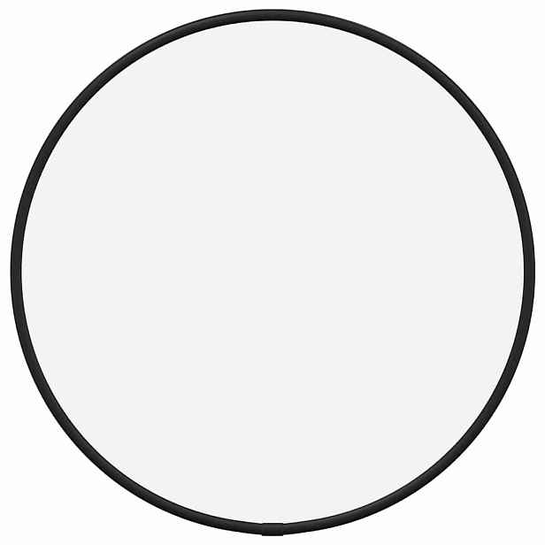 vidaXL Nástěnné zrcadlo černé Ø 30 cm kulaté