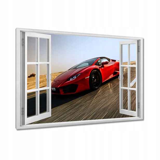 Obrazy 120x80 Červené sportovní auto