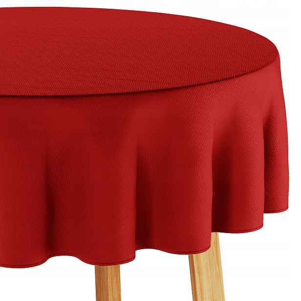 Ubrus odolný proti skvrnám Filumi Vínový 150x150 Kulatý