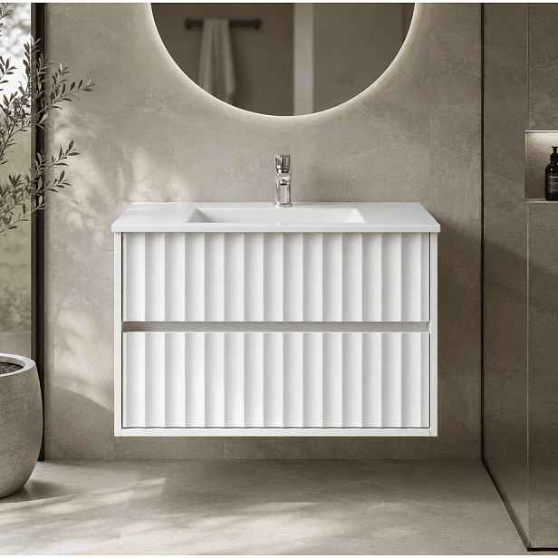 Elvisia Koupelnová skříňka s umyvadlem NOA White U60 | 60 cm
