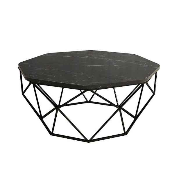 Konferenční stolek Diamond Black Marble