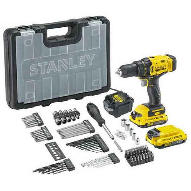 Stanley Aku Šroubovák V20 SFMCD700D2A Kufer +80ACC SFMCD700D2A-QW