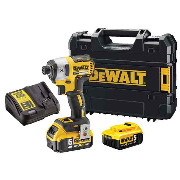 Úderový Šroubovák 18V 2x5Ah 205Nm DeWALT DCF887P2